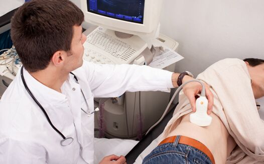 Ultrasound diagnosis of parasites in the body.