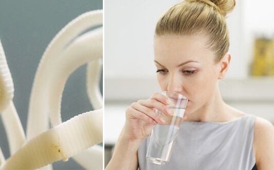 drink water when cleansing from parasites