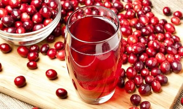 Cranberry juice for parasites.